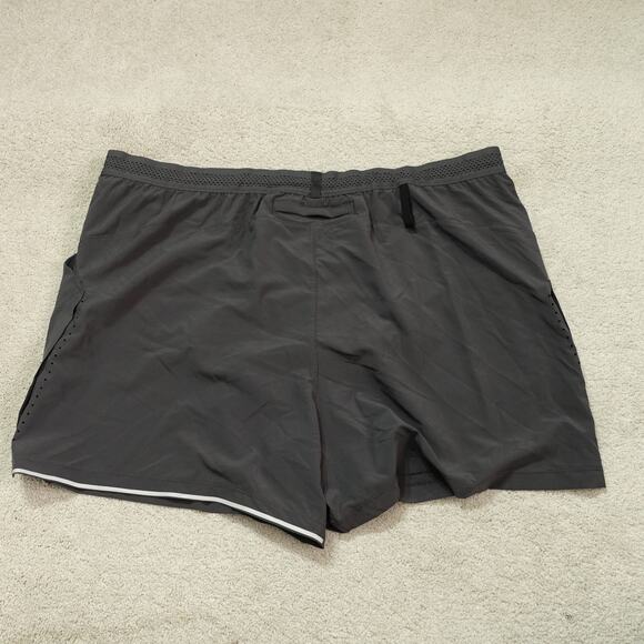 NWT VRST Mens 5'' Enthusiast Run Shorts Elastic Waist Graphic Charcoal Size 2XL - Picture 9 of 10